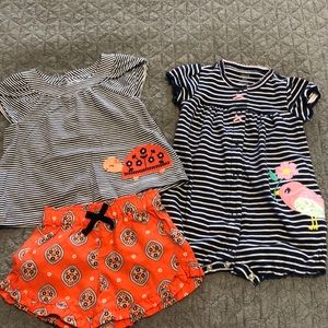Two summer/spring Carters outfits